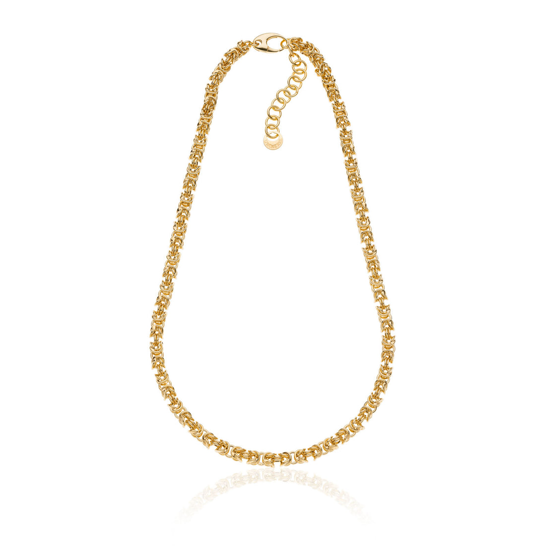 Collana Donna Unoaerre Argento 925 Dorato Maglia Bizantina 551036