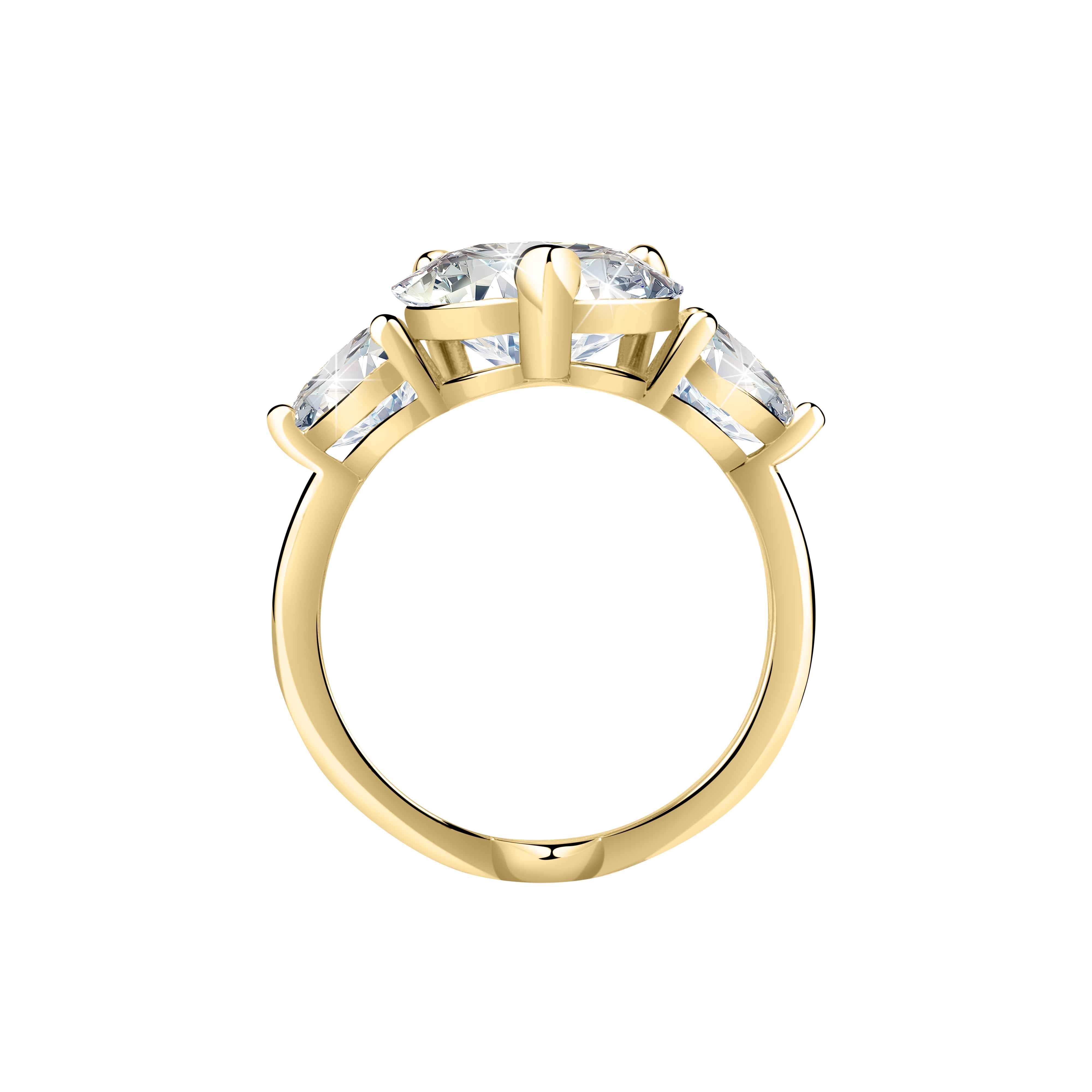 Anello Donna Chiara Ferragni con Zirconi Bianchi  a forma di cuore