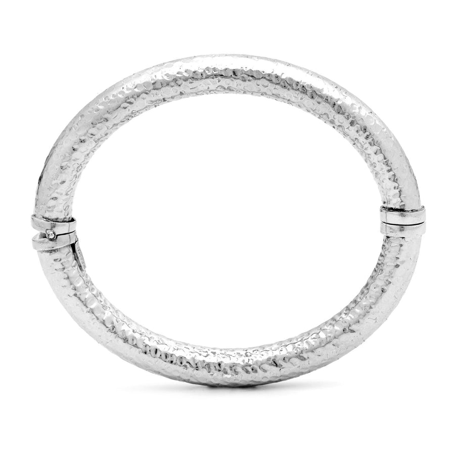 Bracciale Donna Giovanni Raspini Argento 925 Martellato Bangle Rock Medio 10239