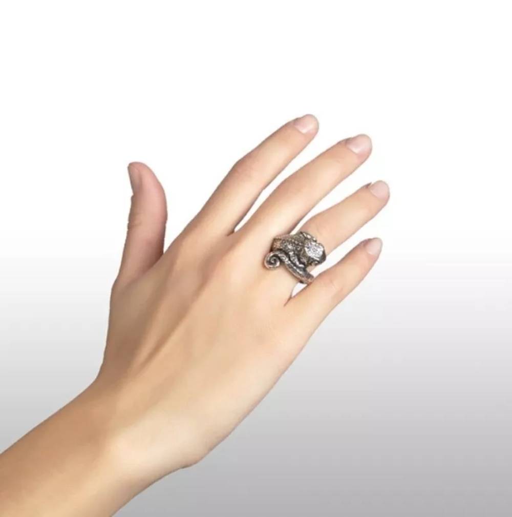 Anello Donna Giovanni Raspini Argento 925 Camaleonte 08683/16