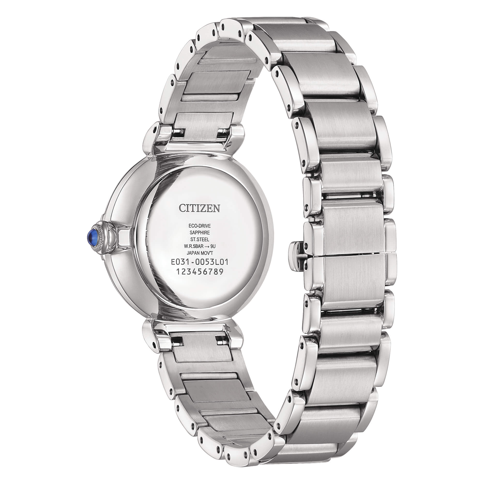 Orologio Donna Citizen Maybell Eco-Drive Madreperla Zaffiro Cabochon EM1070-83D