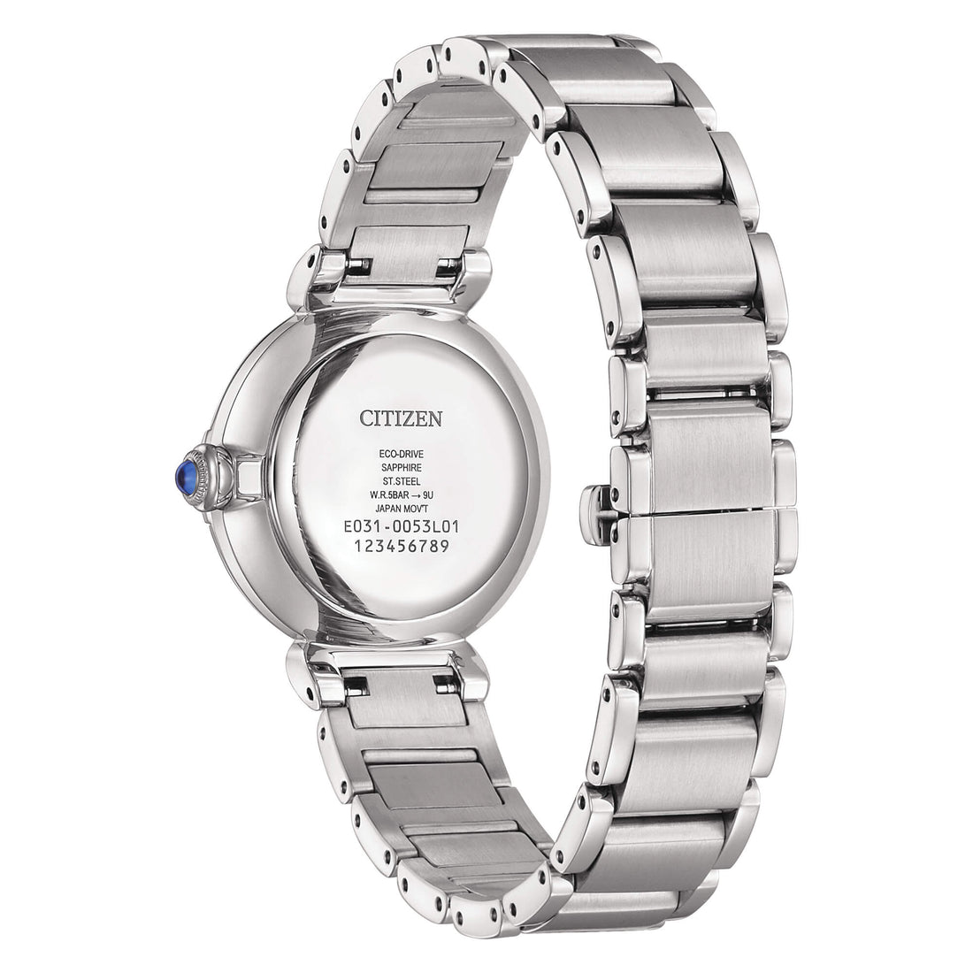 Orologio Donna Citizen Maybell Eco-Drive Madreperla Zaffiro Cabochon EM1070-83D