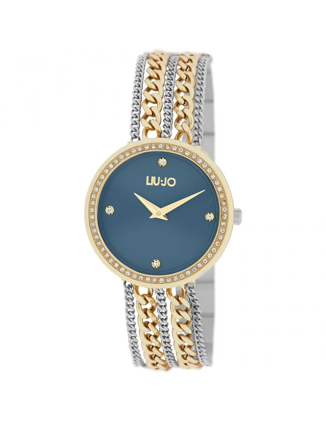 Orologio Donna Acciaio Liu Jo Refresh Chains Quarzo Zirconi Solo Tempo