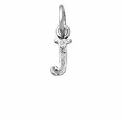 Charm Unisex Giovanni Raspini Argento 925 Mini Lettera J Realizzato A Mano 10885