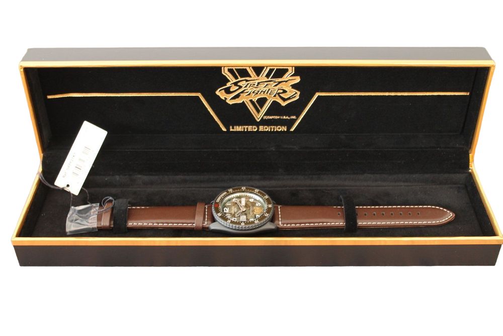 Orologio Uomo Seiko 5 Street Fighter Guile Automatico Military Limited Edition SRPF21K1