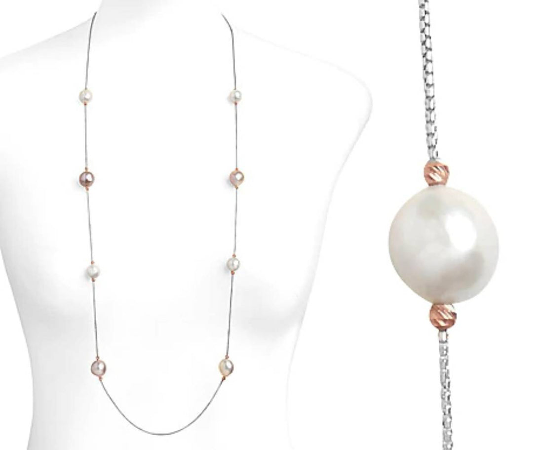 Collana Donna Mikiko argento 925 Perla Nucleata