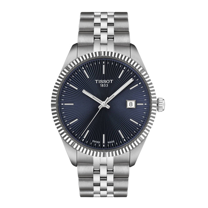 Orologio Uomo Tissot Ballade Acciaio Blu Quarzo Data T1564101104100