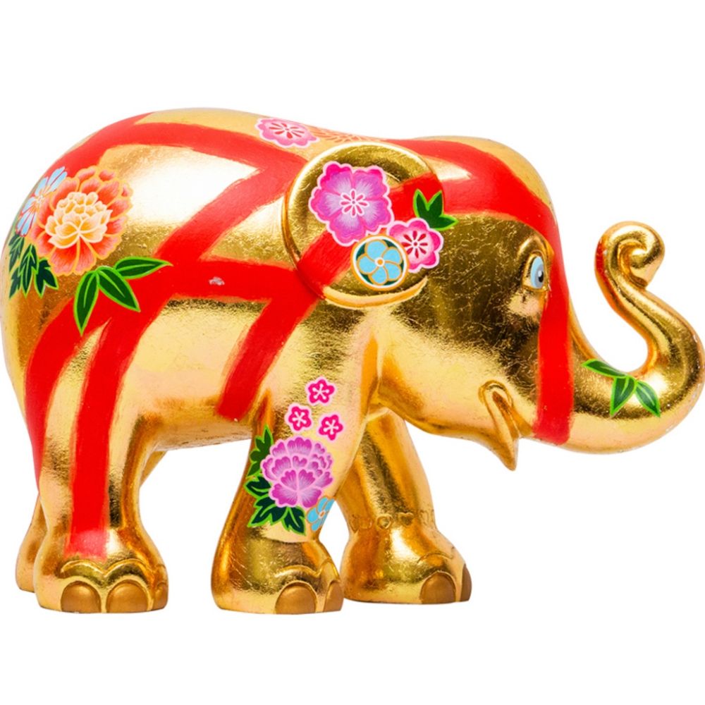 Scultura Elefante Onlylux Edo 20cm Resina Dipinto A Mano 8858831256811