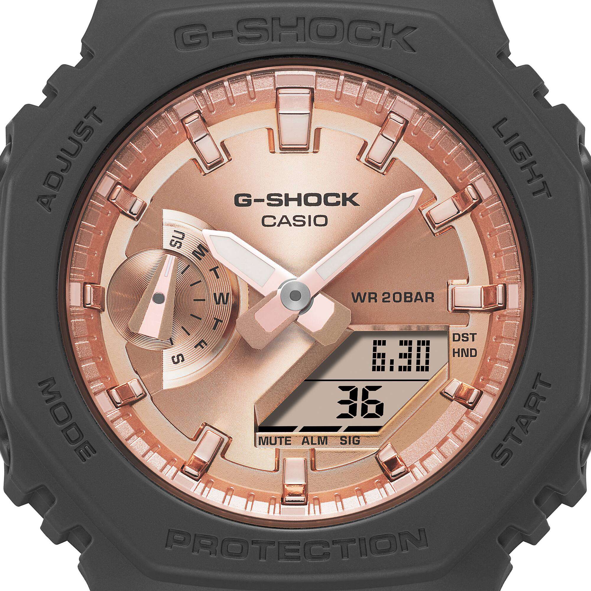 Orologio Donna Ragazza Casio G-SHOCK Quarzo Rosè Grigio GMA-S2100MD-1AER