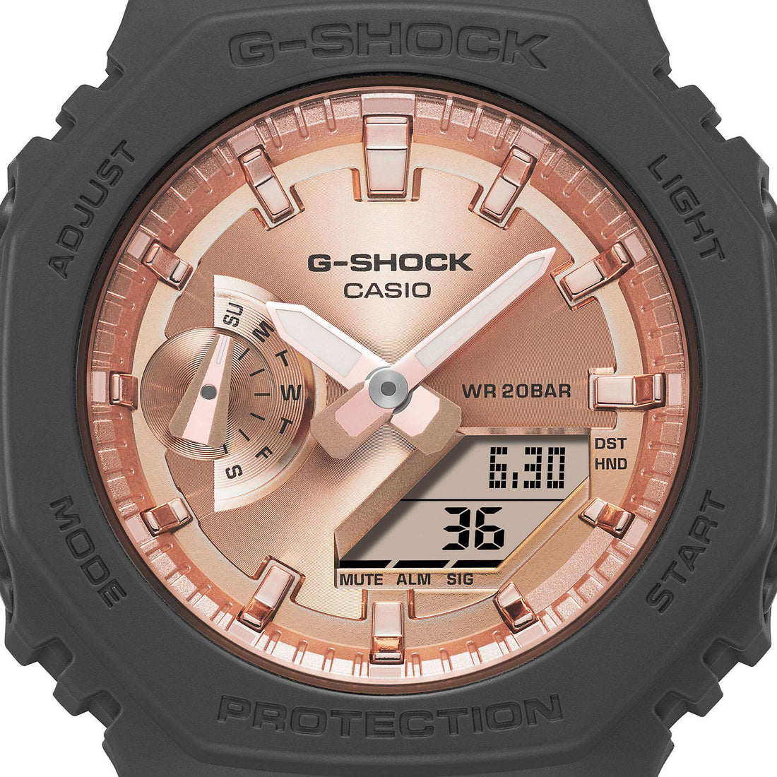 Orologio Donna Ragazza Casio G-SHOCK Quarzo Rosè Grigio GMA-S2100MD-1AER