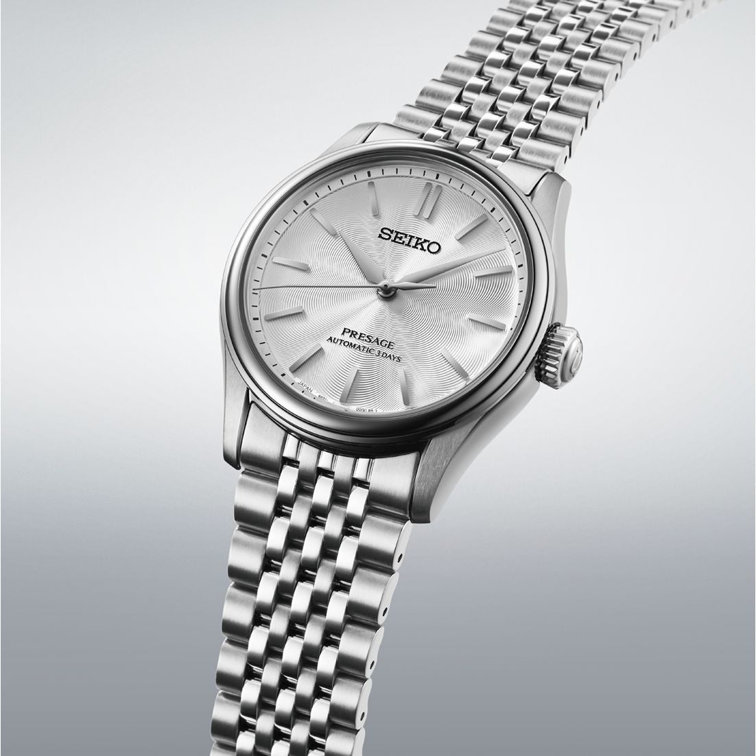 Orologio Uomo Seiko Presage Automatico Bianco Acciaio HCC001J1