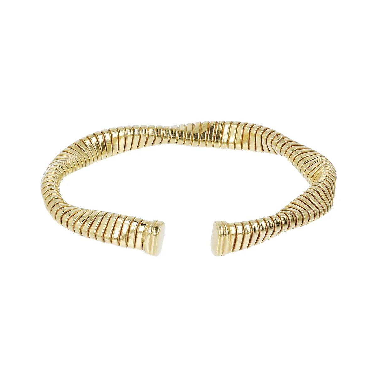 Bracciale Donna Etrusca Rigido Tubogas Bronzo Dorato WSET00766.YG