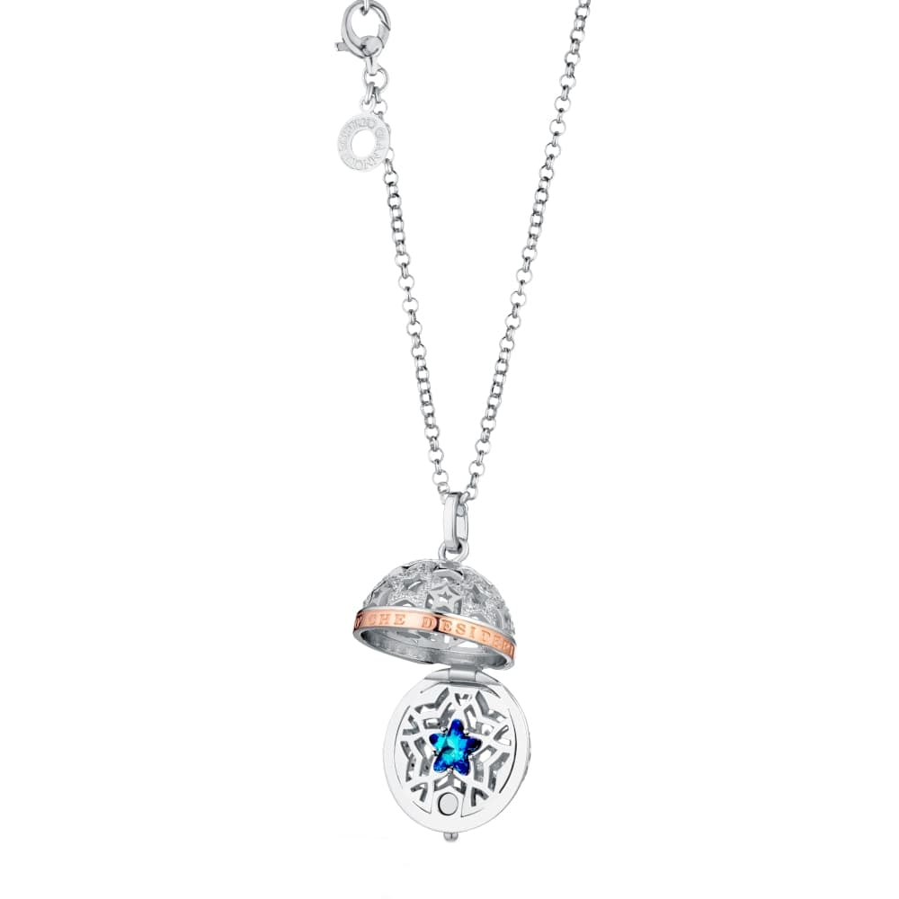 Chiama Angeli Roberto Giannotti Collana Donna Argento 925  Stella Blu SFA130