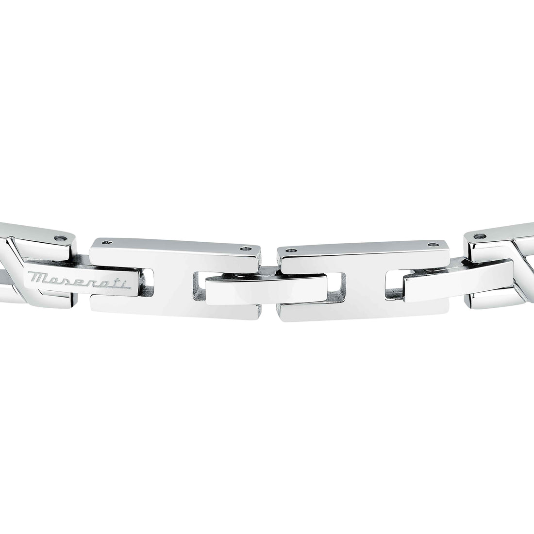 Bracciale Uomo Maserati Acciaio Catena Intrecciata PVD Blu JM523AVD31