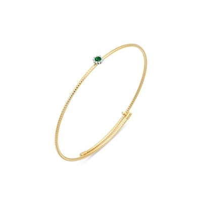 Bracciale Donna Ponte Vecchio Gioielli Oro Bicolore 18 KT Zaffiro Diamante CB2022BY