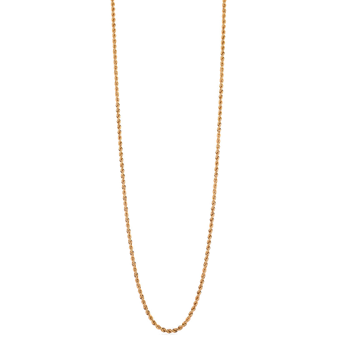 Collana Donna Unoaerre 1AR Bronzo Dorato Maglia Intrecciata Fune 476242