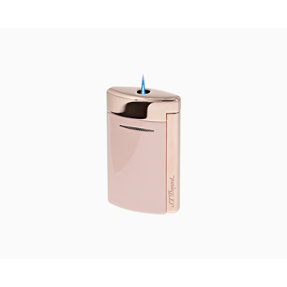 Accendino Donna Dupont Acciaio Rosè Smalto Rosa Fiamma 010878
