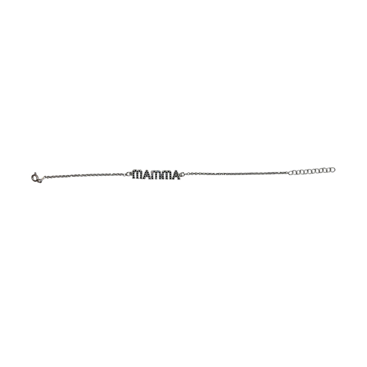 Bracciale Donna Re Mida Argento Mamma Zirconi BR-Djv-6