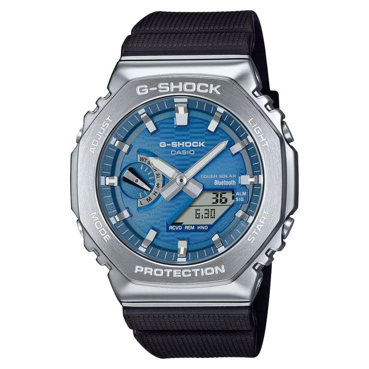 Orologio Uomo Casio G-SHOCK Acciaio Blu Nero GBM-2100A-2BER