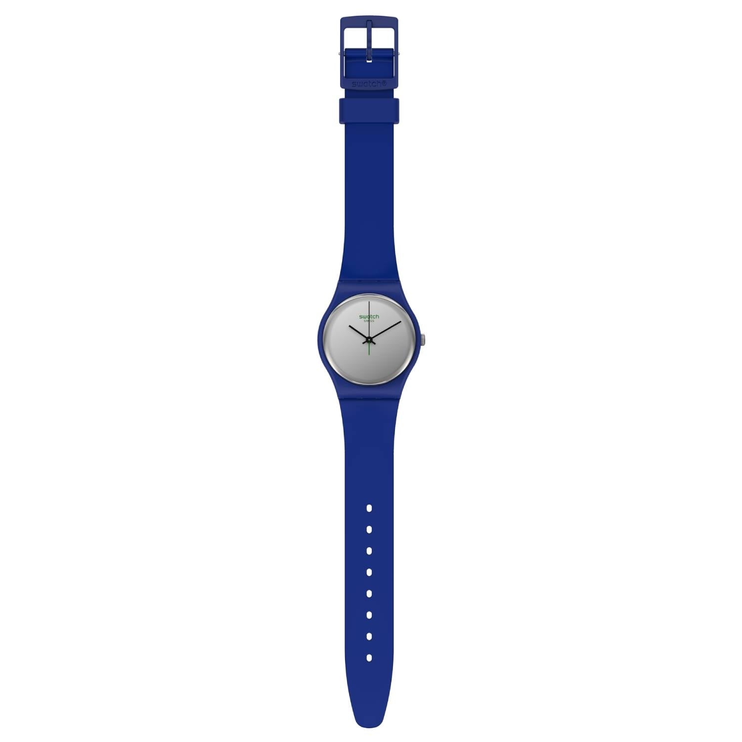 Orologio Bambino Swatch Quarzo Solo Tempo Blu Silverwakati SO28N100