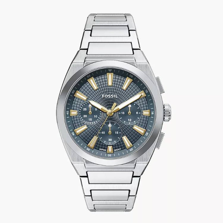 Orologio Uomo Acciaio Fossil Everett Cronografo Quarzo FS6154
