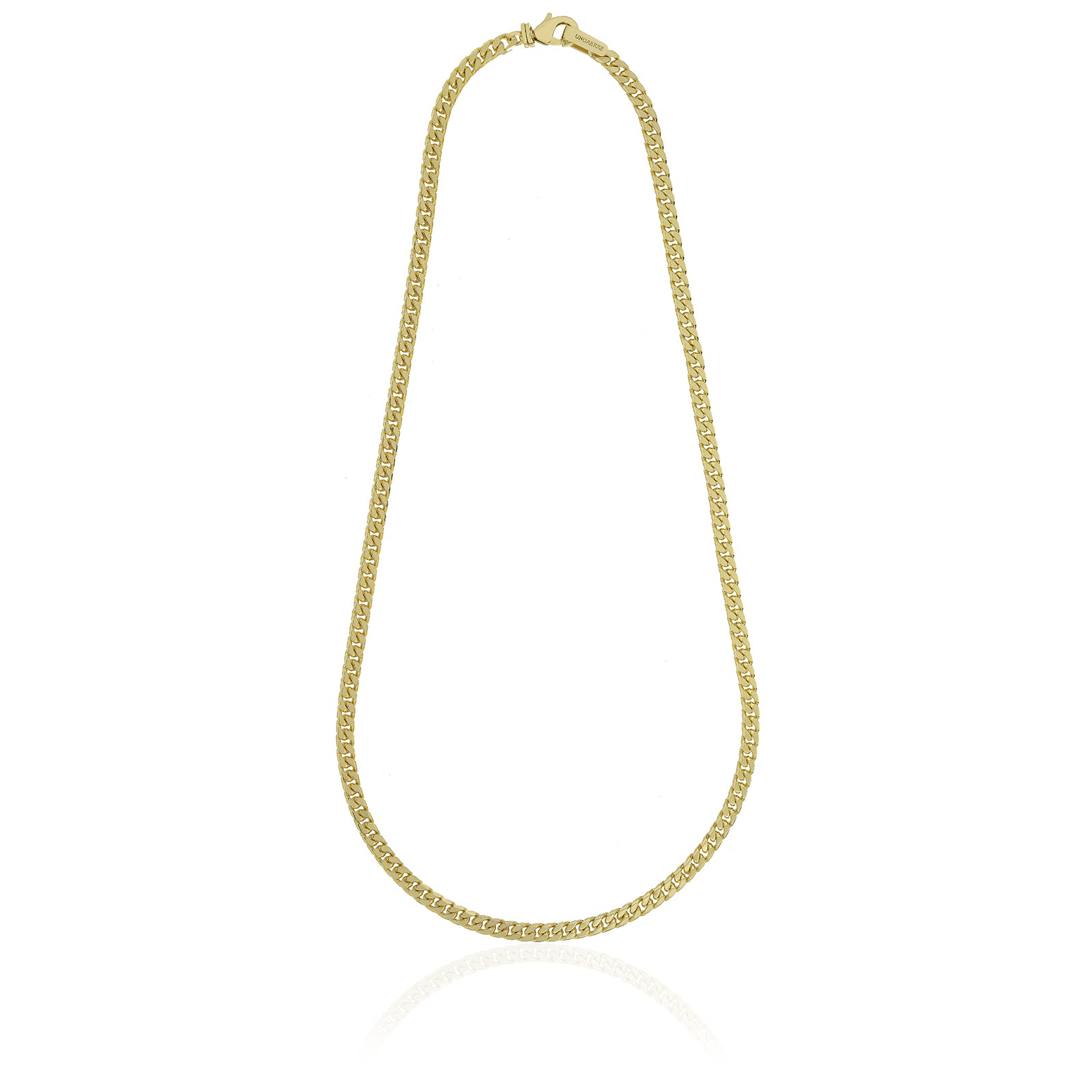 Collana Uomo Unoaerre Acciaio dorato Maglia Grumetta 560850