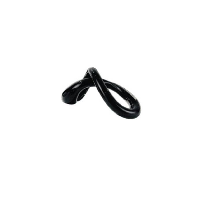 Scultura Cristallo Onlylux Sogninfiniti 21,5 cm Nero OL03472