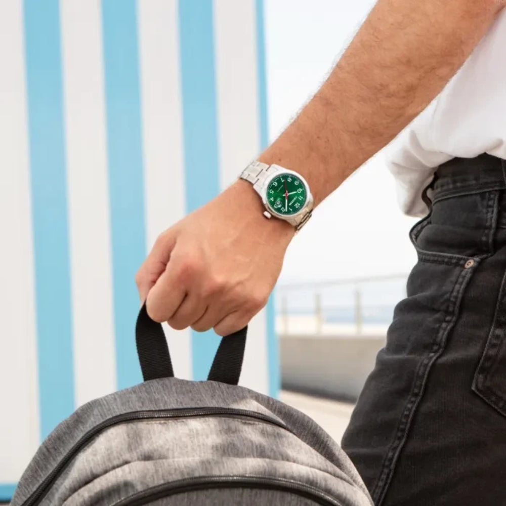 Orologio Uomo Calypso Gomma Quarzo Solo Tempo Acciaio verde K5872/5