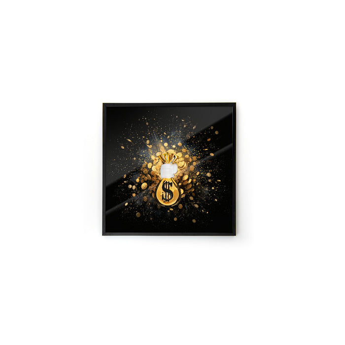 Quadro Sequenze Money Bag Fireworks 20x20 cm PZ046/FW20