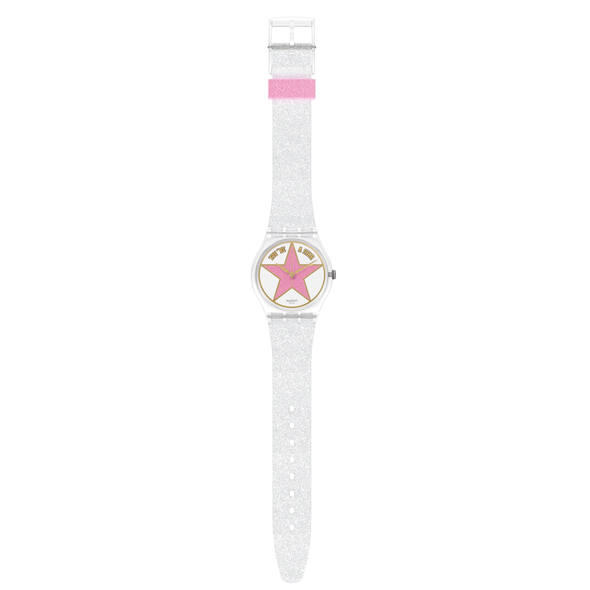 Orologio Donna Swatch Quarzo Rosa You Are Star Festa Rella Mamma SO28Z108