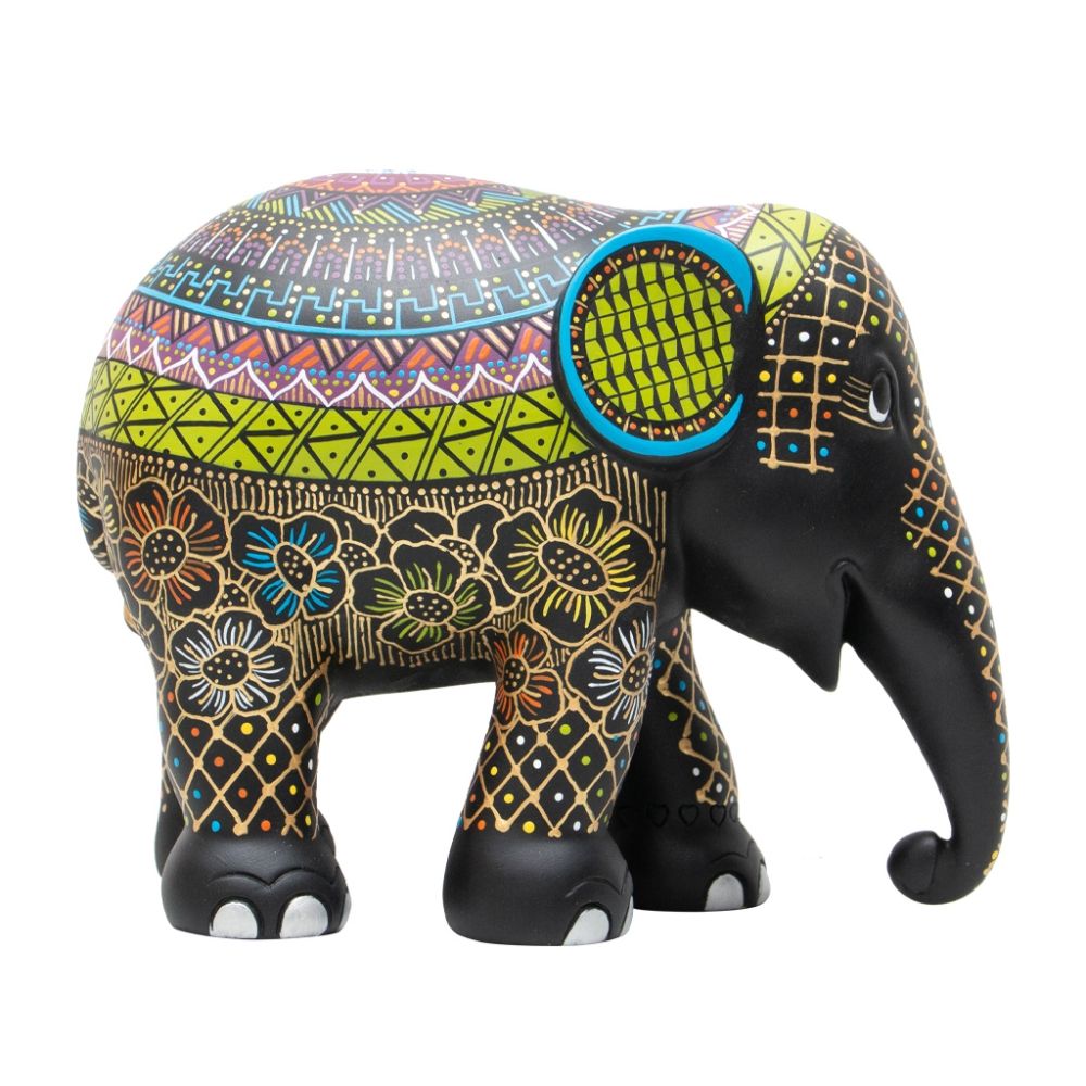 Scultura Elefante Onlylux Nima Nima 30 cm Resina Dipinto A Mano 8858831259140