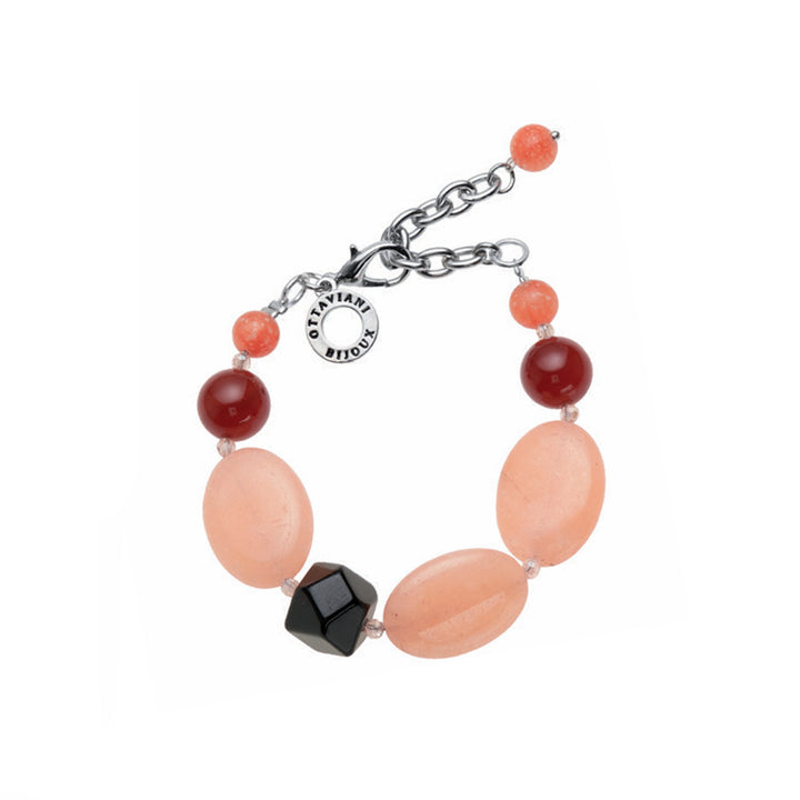 Bracciale Donna Ottaviani Calcite Agata Rosso Alicante 501390B
