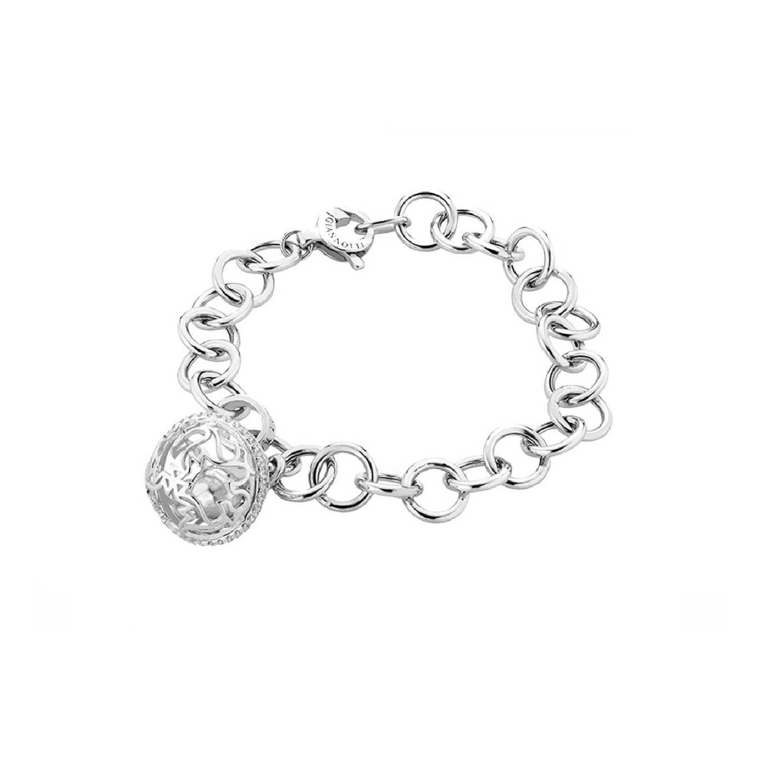 Bracciale Donna Argento 925 Roberto Giannotti Chiama Angelo Bianco Catena SFA86