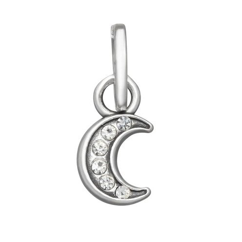 Charm Donna Giovanni Raspini Argento 925 Mini Luna Crystal 12169