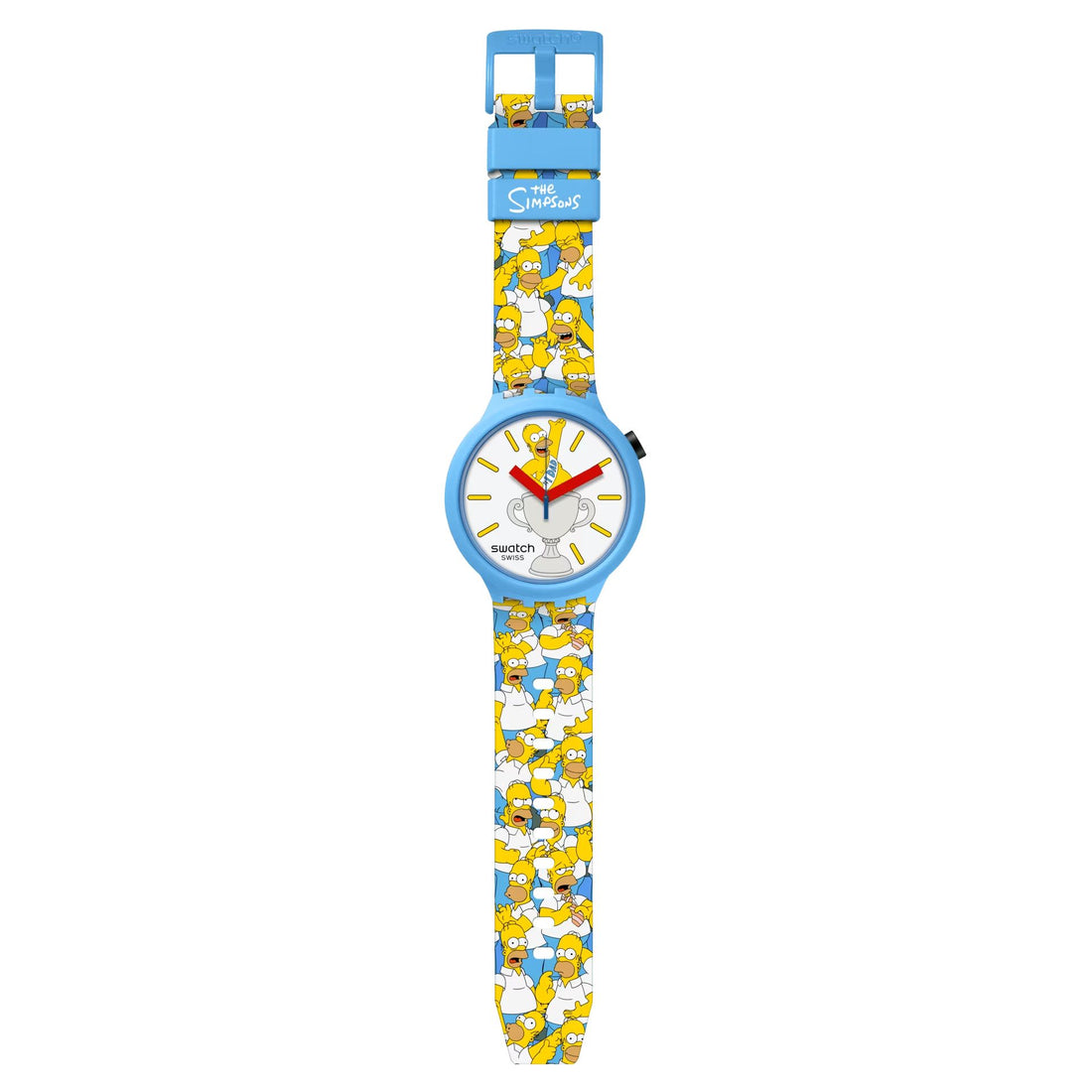 Orologio Unisex Swatch Best Dad Ever Homer Big Bold Simpson Collection SB05Z100