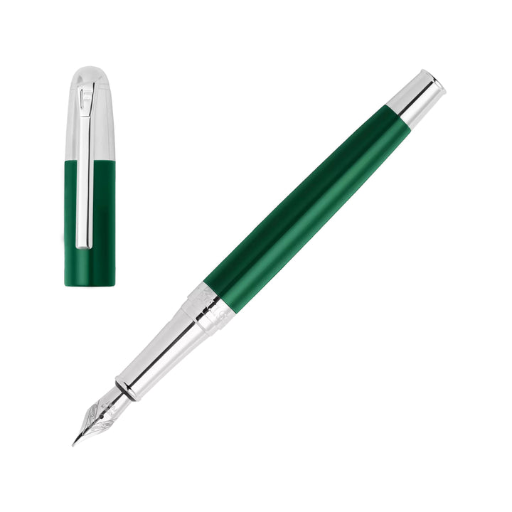 Penna Uomo Festina Acciaio Verde Logo Stilografica FSN3872/T