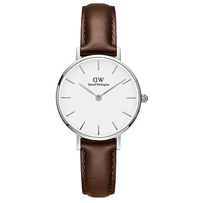Orologio Donna Daniel Wellington Quarzo Solo Tempo Acciaio Pelle 32 mm DW00100186