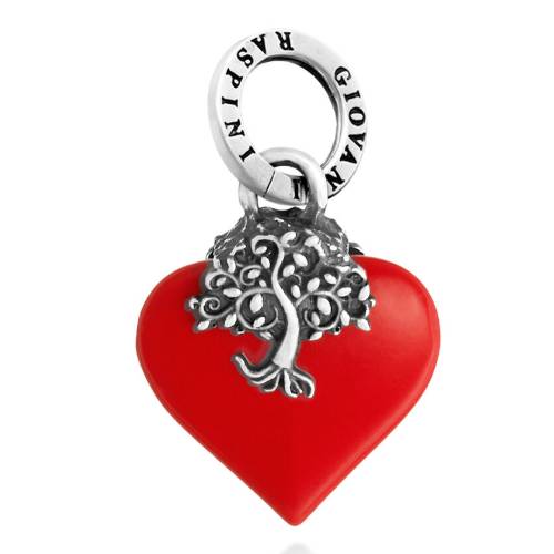 Charm Donna Giovanni Raspini Argento 925 Cuore Albero Della Vita 12469