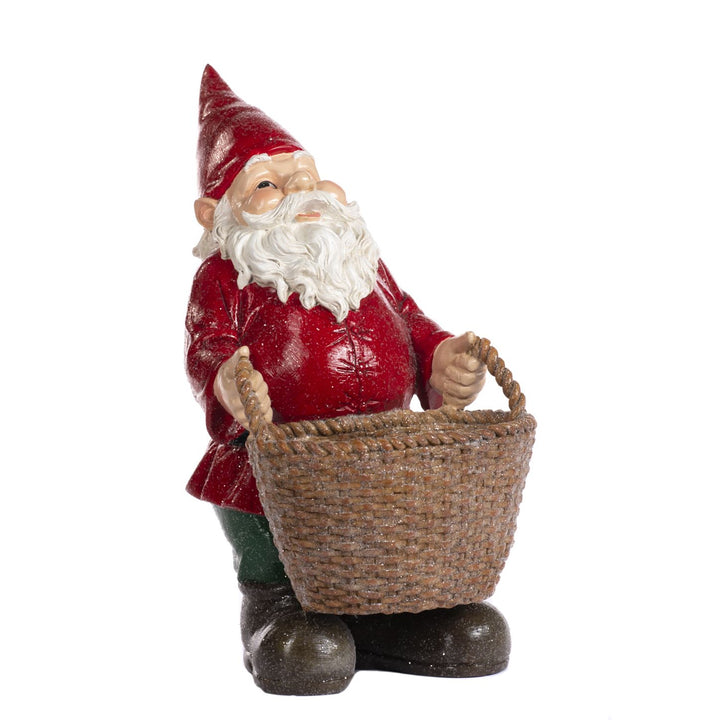 Gnomo Babbo Natale Goodwill Artigianale Pupazzo Altezza 30 cm S 30405