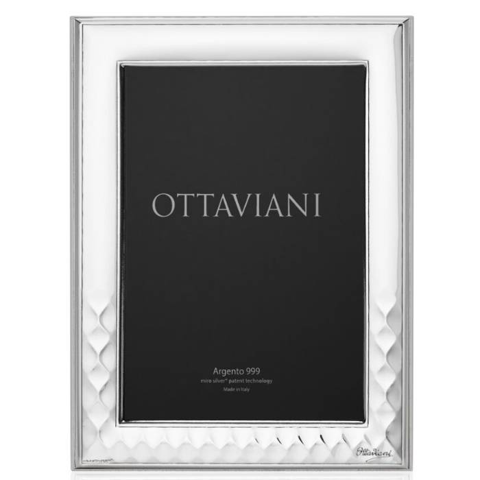 Cornice Ottaviani  Argentato Cachemire 18x24 1003