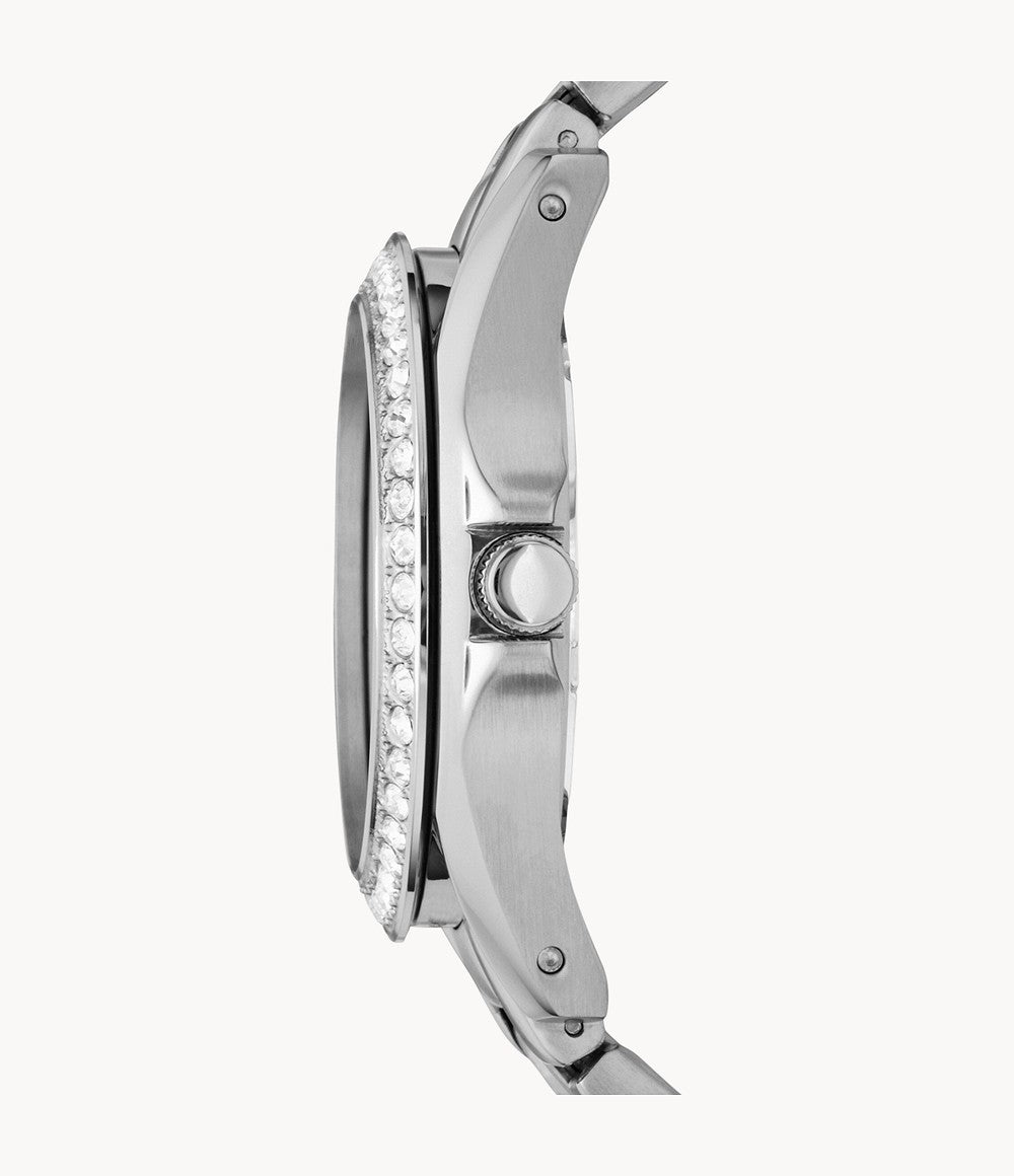 Orologio Donna Fossil solo tempo con ghiera zirconata ES3202