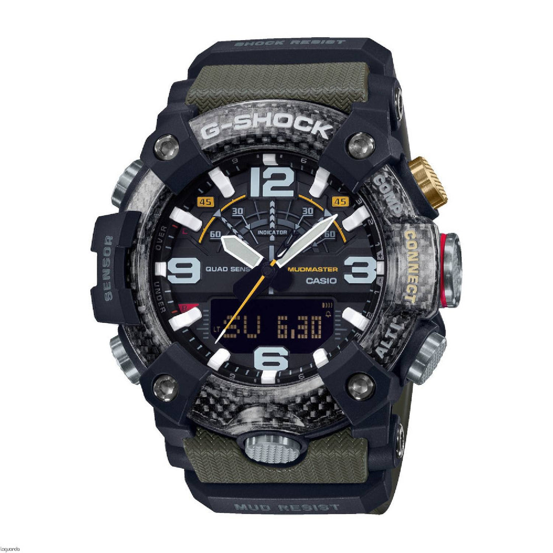 Orologio Uomo Casio Quarzo G-SHOCK Mudmaster GG-B100-1A3ER Digitale Analogico