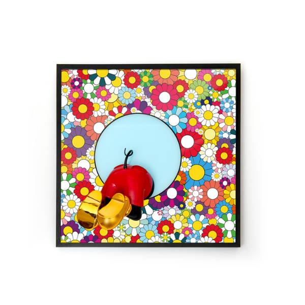 Quadro Sequenze Fondoschiena Topolino Fiori PZ014/F30