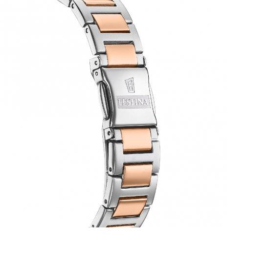 Orologio Donna Festina Acciaio Solo Tempo Zirconi Bianchi F20620/1