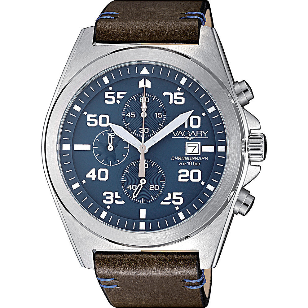 Orologio Uomo Vagary By Citizen EXPLORE cinturino Pelle IA9-713-70