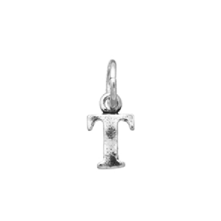 Charm Unisex Giovanni Raspini Argento 925 Mini Lettera T Realizzato A Mano 10895