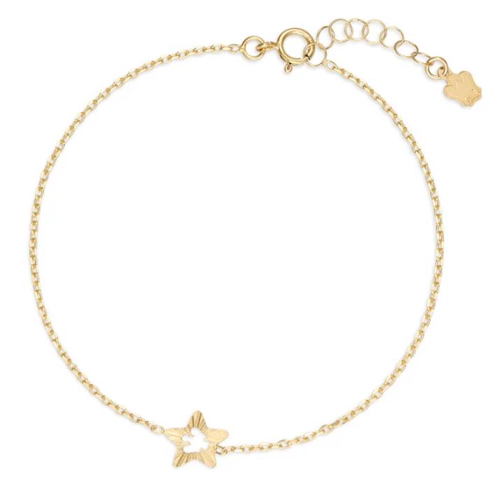 Bracciale Donna Roberto Giannotti Oro 9 kt Stella Angelo Traforato NKT397