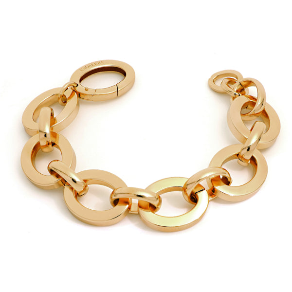 Bracciale Donna Unoaerre Bronzo Dorato Con Maglie Ovali 512192