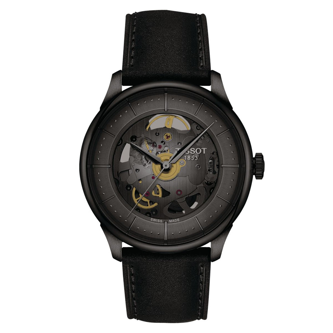 Orologio Uomo Tissot Chemin Des Tourelles Scheletrato Powermatic 80 T1398363644100