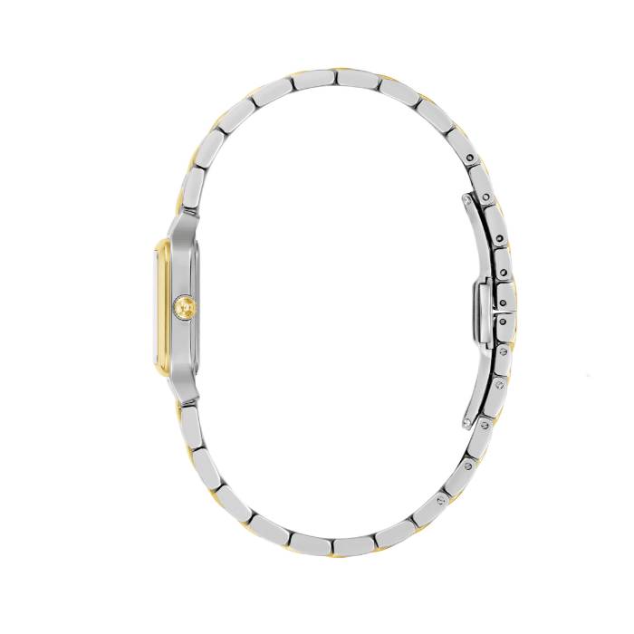 Orologio Donna Bulova Quarzo Solo Tempo Sutton Square Acciaio Bicolore 98L330